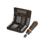 JUEGO DE DESARMADOR TIPO MATRACA 24 PZ JDM-26 TRUPER MECANICA