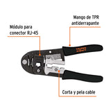 PINZA TELEF. 8 CONTACTOS RJ45 PRJ-45 TRUPER HERRAMIENTAS
