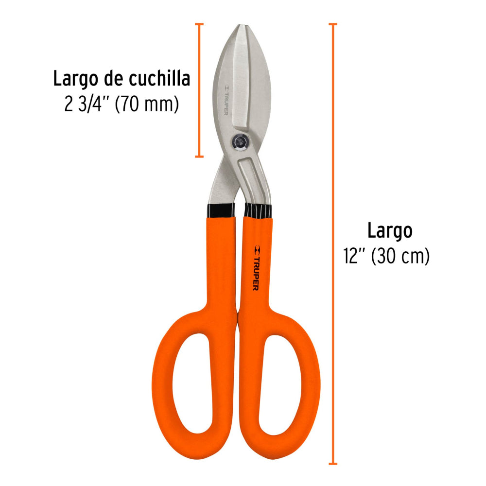 TIJERA PARA HOJALATERO 12" MCA TRUPER MECANICA