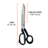 TIJERA DE SASTRE INDUSTRIAL 10" TI-10 TRUPER HERRAMIENTAS