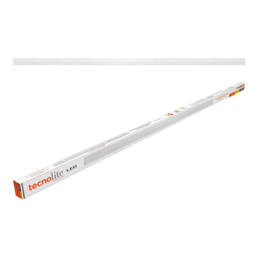 LAMPARA REGLETA LED INTERCONECTABLE 1.17M SOBREPONER 18W LUZ CALIDA BRILLANTE NO ATENUABLE