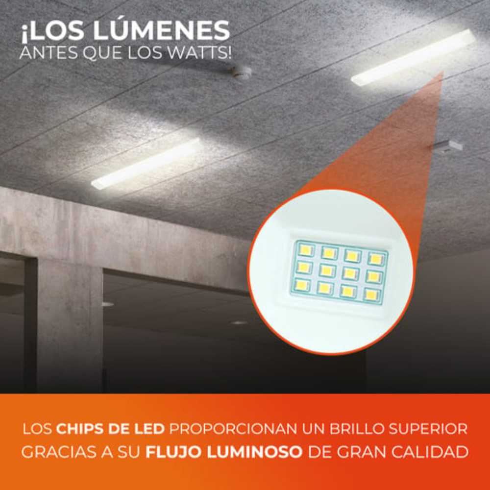 LINEAL INT LED 18W100-240V1620LM4000K B LEDA I TECNOLITE
