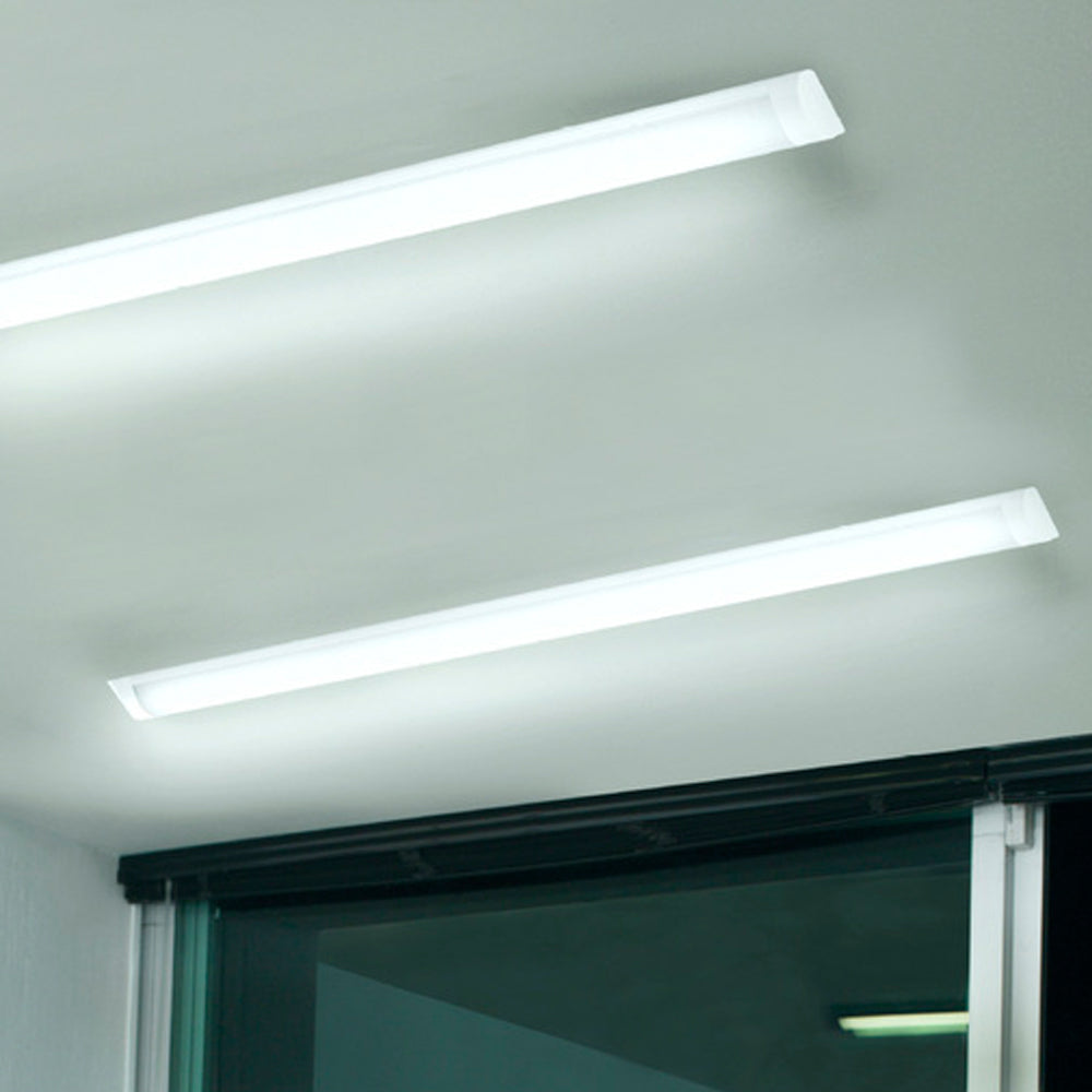 LAMPARA REGLETA LED 60 CM SOBREPONER 18 W LUZ DE DIA NO ATENUABLE LED INTEGRADO