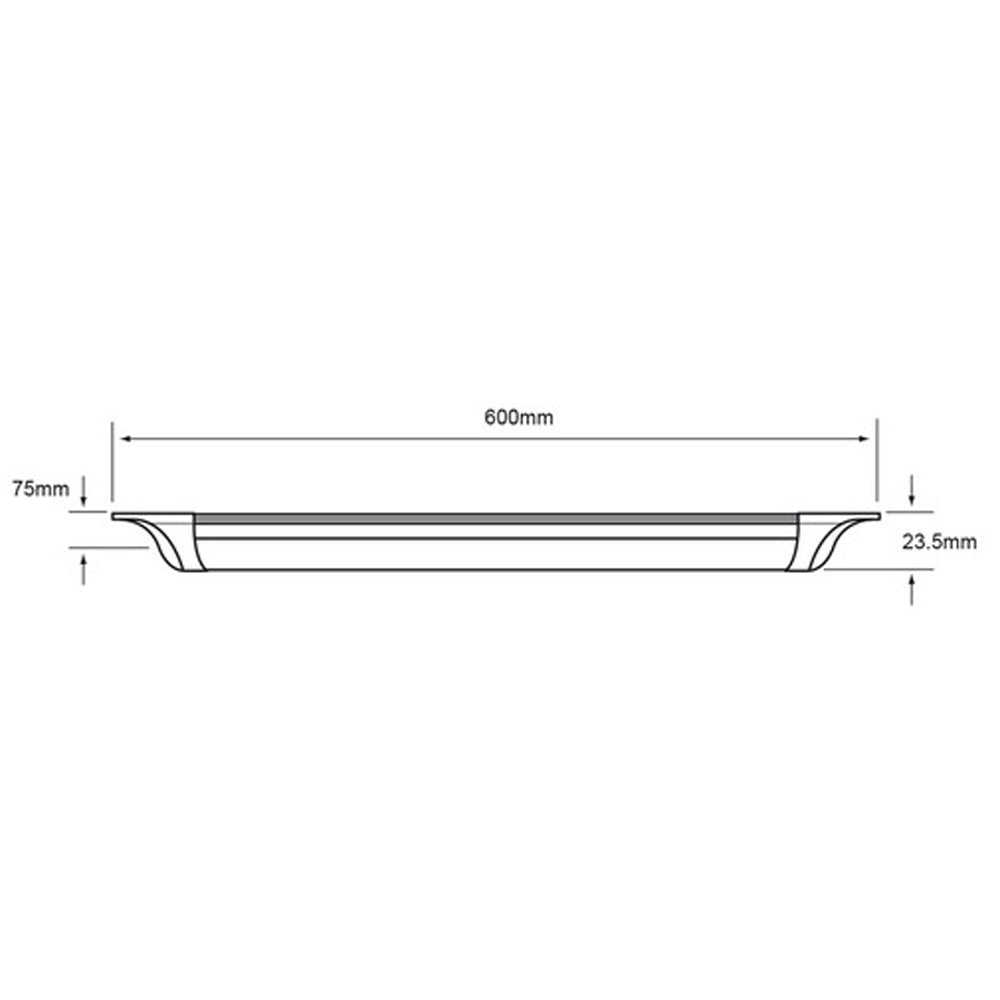 LÁMPARA LINEAL LED TECNOLITE CAPELA I PARA SOBREPONER 18W LUZ DE DÍA