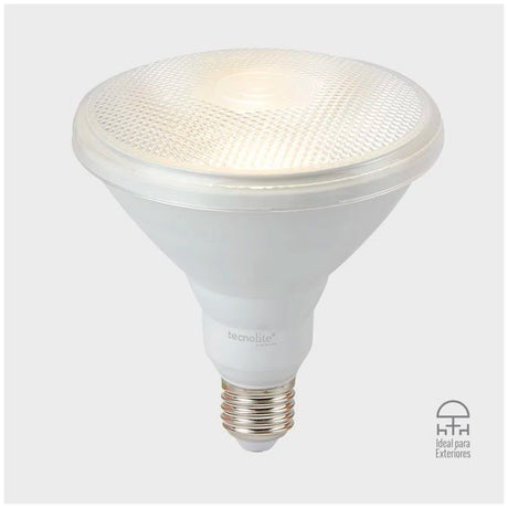 FOCO LED TECNOLITE PAR38 18W LUZ SUAVE CÁLIDA IP65 BASE E27