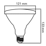 FOCO LED TECNOLITE PAR38 18W LUZ SUAVE CÁLIDA IP65 BASE E27