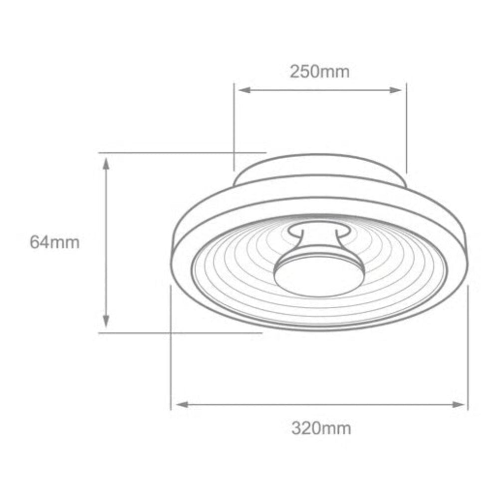 LAMPARA PLAFON LED TECHO 18W LUZ BLANCA AJUSTABLE IP54 IK06 NO ATENUABLE BCO
