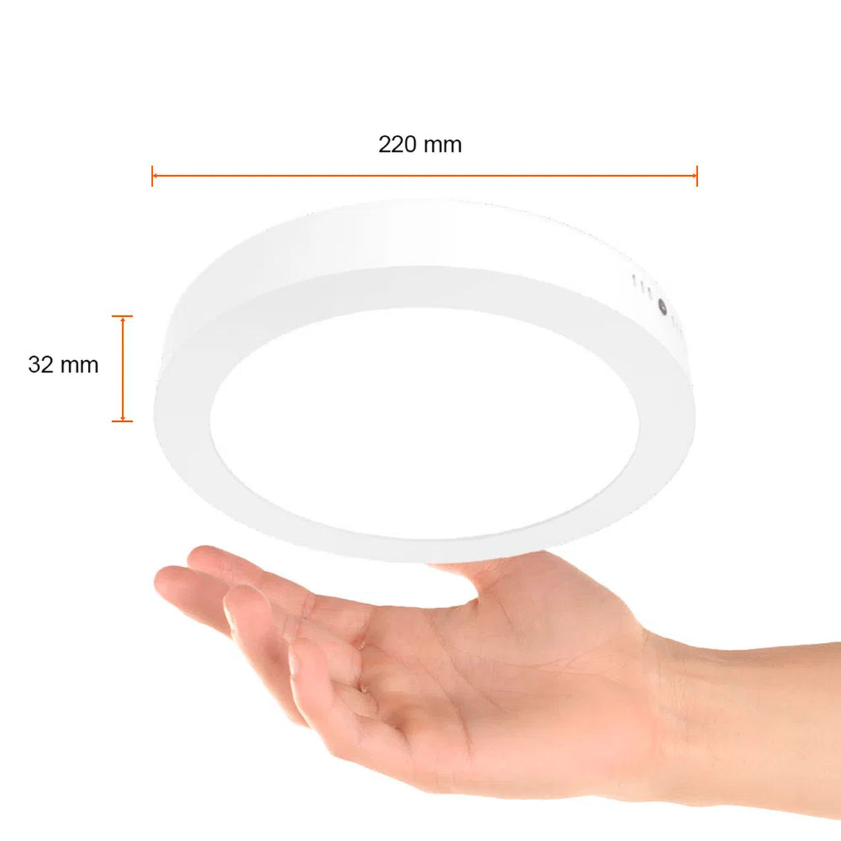 LÁMPARA DE INTERIOR LED ANKAA III TECNOLITE PARA SOBREPONER PLAFÓN 18W LUZ SUAVE CÁLIDA LED INTEGRADO
