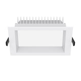 LAMPARA DOWNLIGHT LED EMPOTRABLE 18W LUZ BLANCA AJUSTABLE ANTIPARPADEO NO ATENUABLE