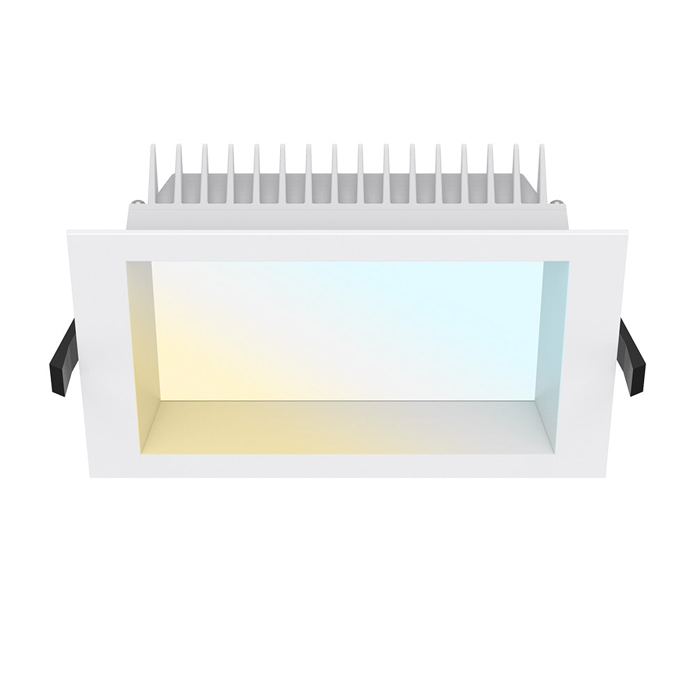 LAMPARA DOWNLIGHT LED EMPOTRABLE 18W LUZ BLANCA AJUSTABLE ANTIPARPADEO NO ATENUABLE