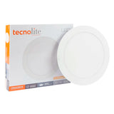 LÁMPARA DE INTERIOR EMPOTRABLE BUCARAMANGA VIII TECNOLITE NO ATENUABLE 18W LED INTEGRADO LUZ SUAVE CÁLIDA