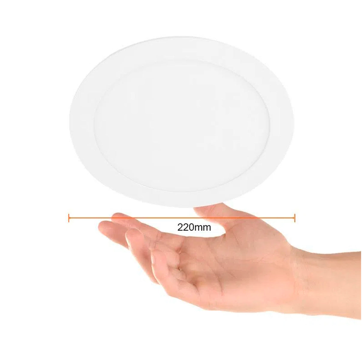 LÁMPARA DE INTERIOR EMPOTRABLE BUCARAMANGA VIII TECNOLITE NO ATENUABLE 18W LED INTEGRADO LUZ SUAVE CÁLIDA
