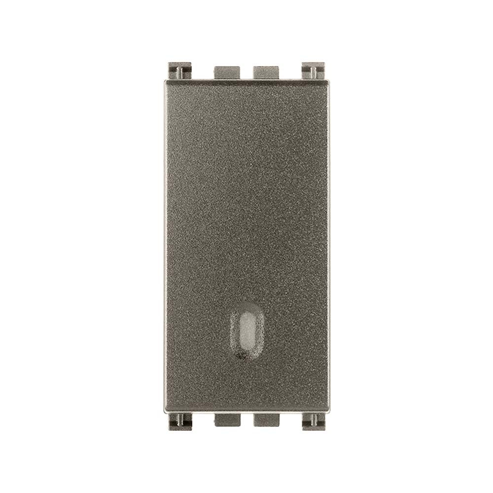 INTERRUPTOR 1P 10AX. 250V. ILUMINABLE 1 MOD. GRIS ARKE VIMAR