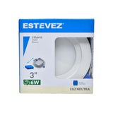 DOWNLIGHT BLANCO LED 6W 4000K ***HAE2024***