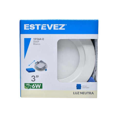 DOWNLIGHT BLANCO LED 6W 4000K ***HAE2024***