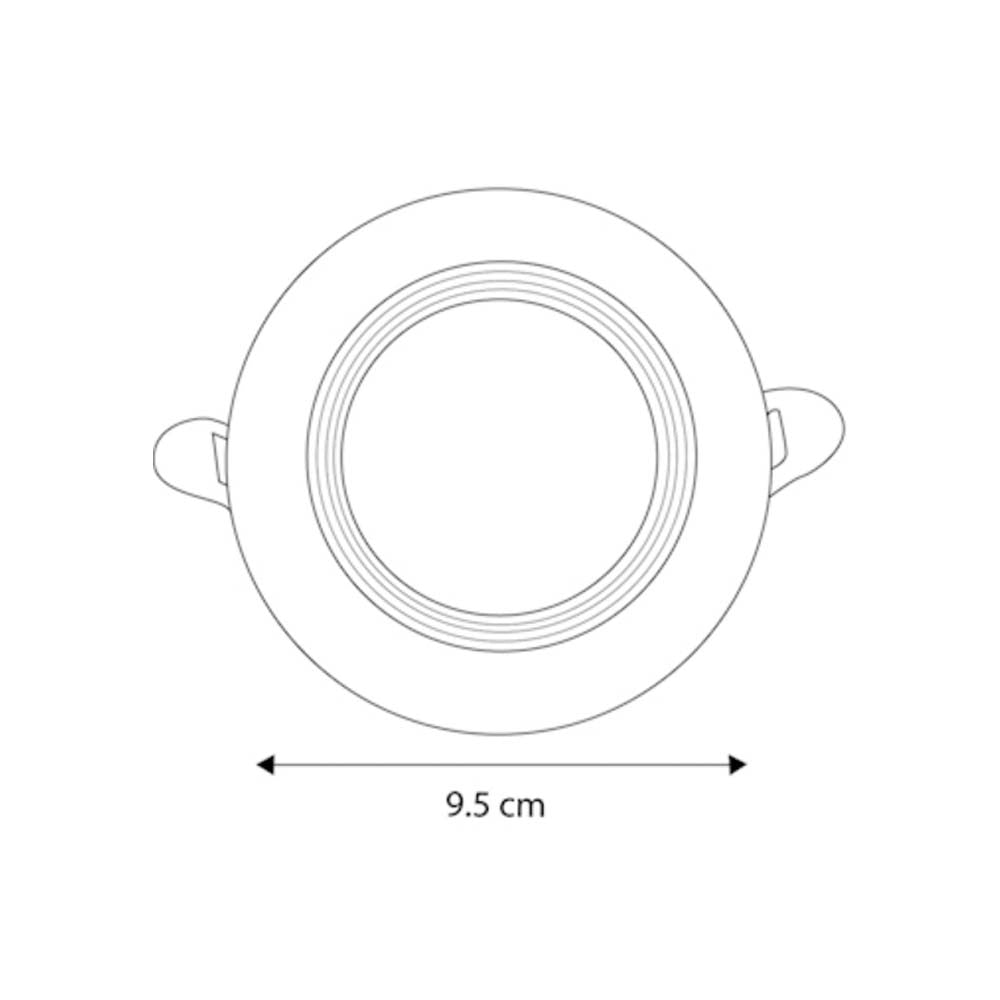 DOWNLIGHT BLANCO LED 6W 4000K ***HAE2024***