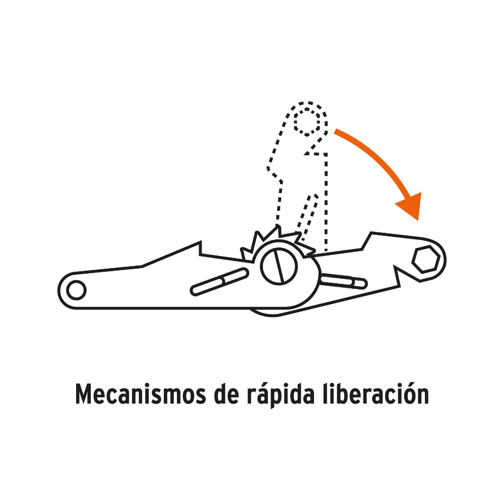 SUJETADORES CON MATRACA CARGA MAXIMA 675 KG 2 PIEZAS MCA TRUPER