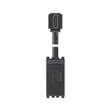 TOMA HDMI CON CABLE DE  90 GRIS ARKE
