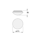 LUMINARIO LED SOBREPONER CLOUD 10W 3000K