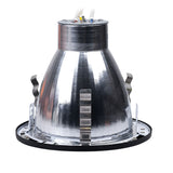 LUMINARIA EMPOTRABLE LED ESTEVEZ CON CRISTAL OPTICO NEGRO