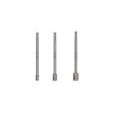 JGO. 3 ADAPTADORES LARGOS P/DADOS 1/4"-3/8"-1/2" ADA-3L 19599 TRUPER