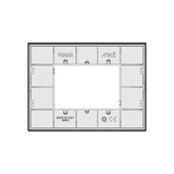 PLACA CLASSIC 3MOD.TECNOPOLIMERO METAL MCA ARKE