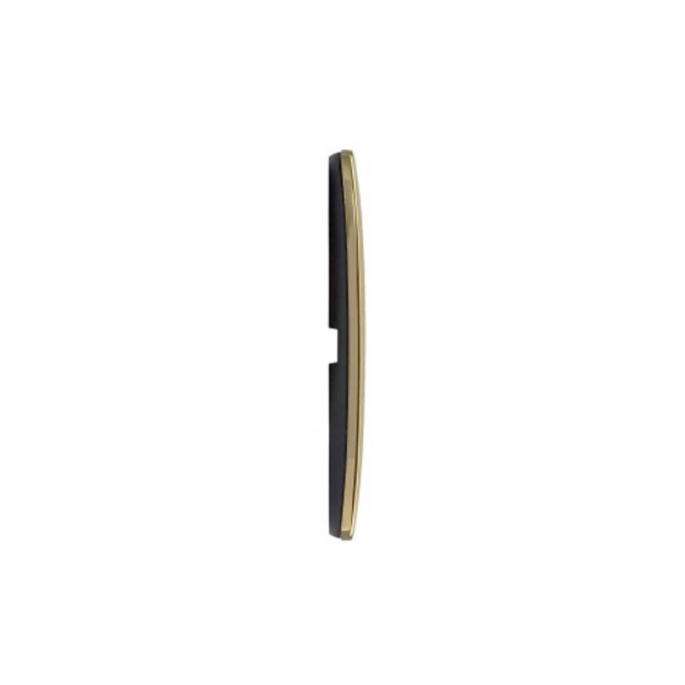 PLACA 3 MOD. ROUND METAL LATON CEPILLADO ARKE VIMAR