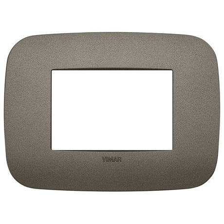 PLACA 3 MOD. ROUND GRIS METALICO ARKE VIMAR