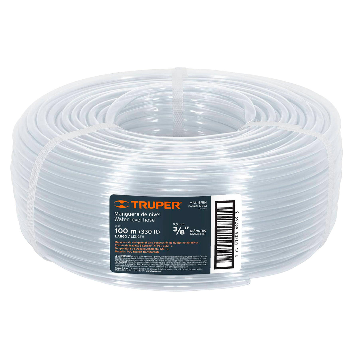MANGUERA 3/8" DE NIVEL MCA TRUPER CONSTRUCCION