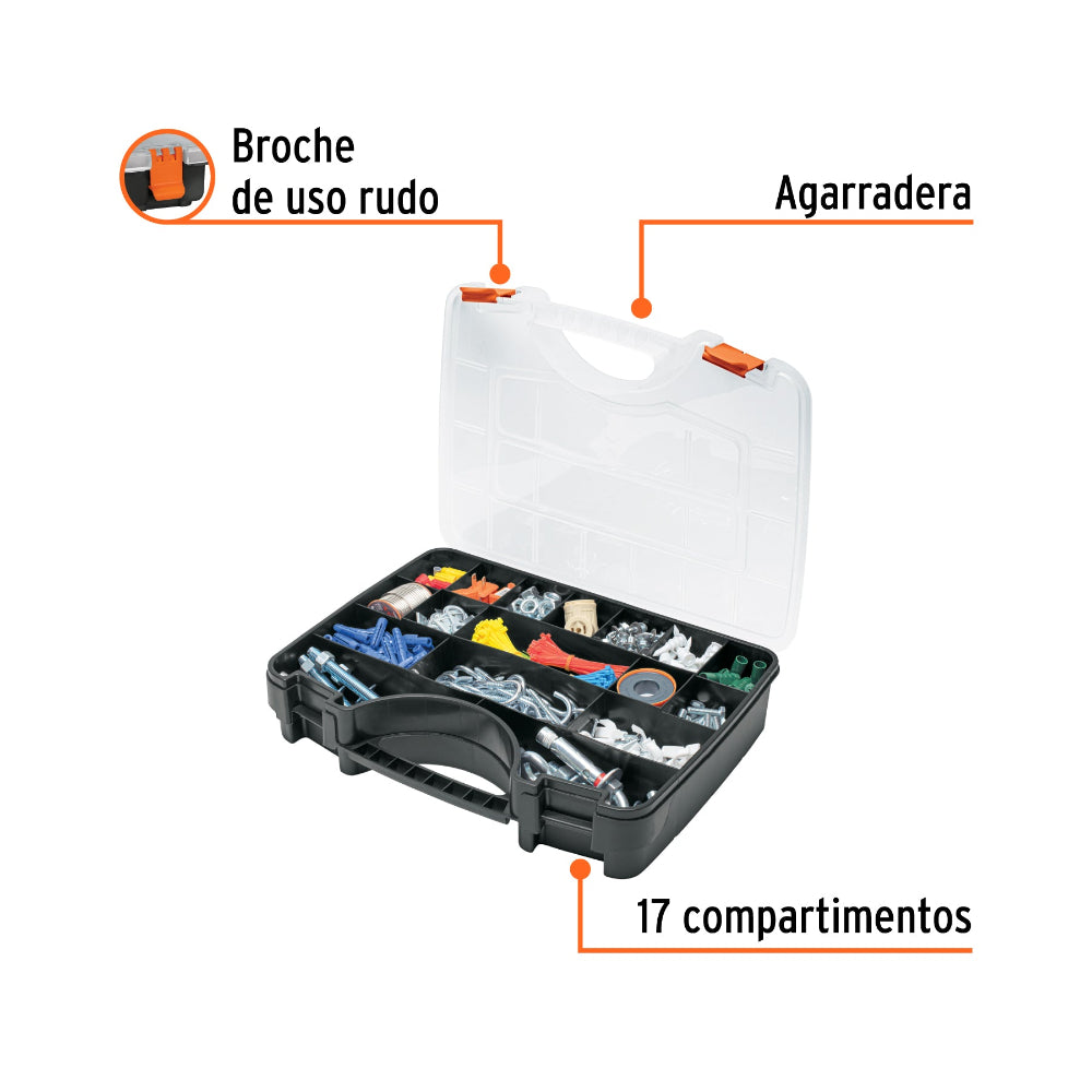 ORGANIZADOR CON 17 COMPARTIMENTOS TRUPPER
