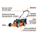 PODADORAS CON MOTOR A GASOLINA 4HP DE 18" P-418 TRUPER
