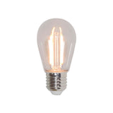 FOCO S14 360 FILAMENTO LED 1 W BASE E27 LUZ CALIDA SUAVE 12 V NO ATENUABLE