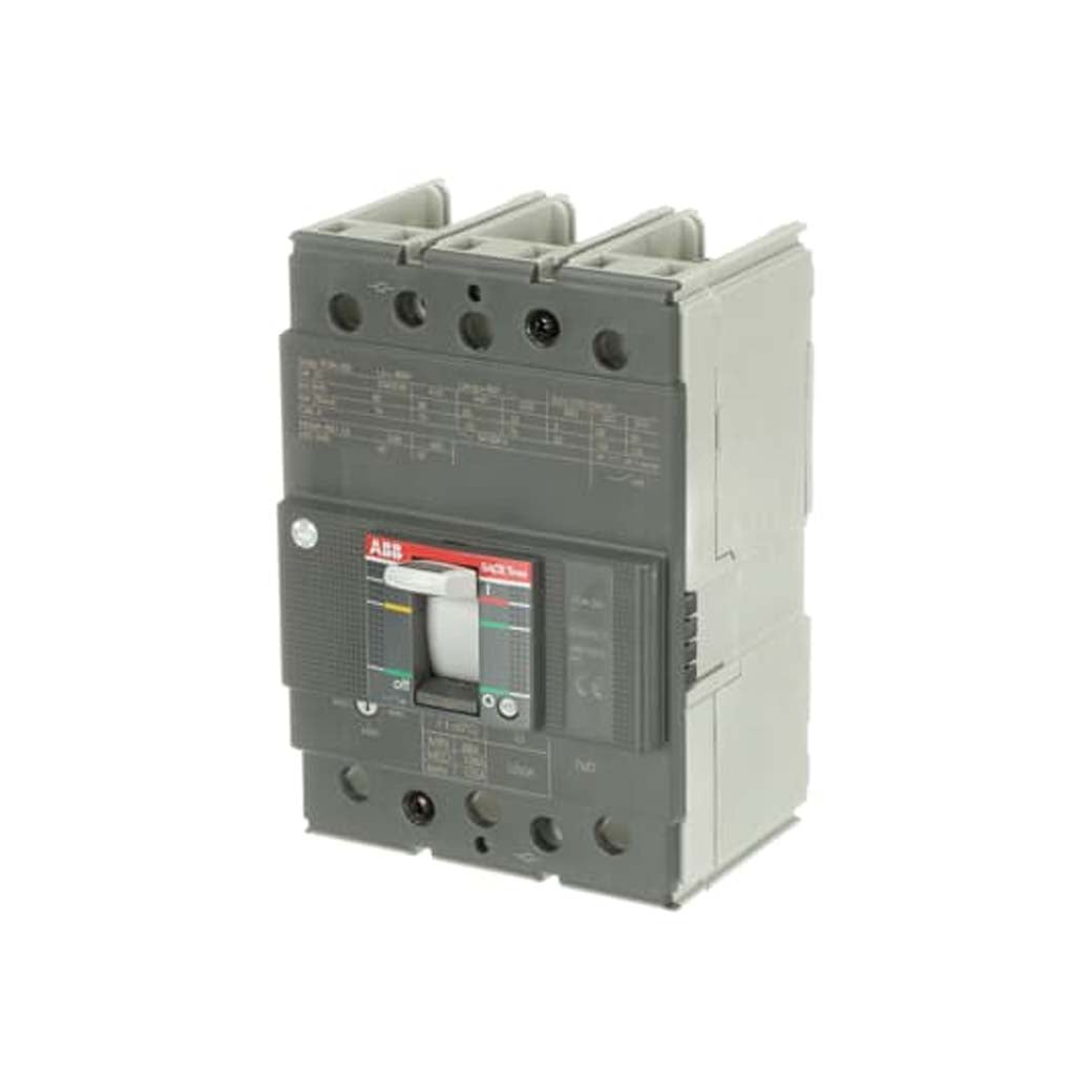 INTERRUPTOR AUTOMATICO 3X125A. DE CAJA MOLDEADA TMAX XT3N SIN TERMINALES PARA CABLE RELEVADOR TMD ABB