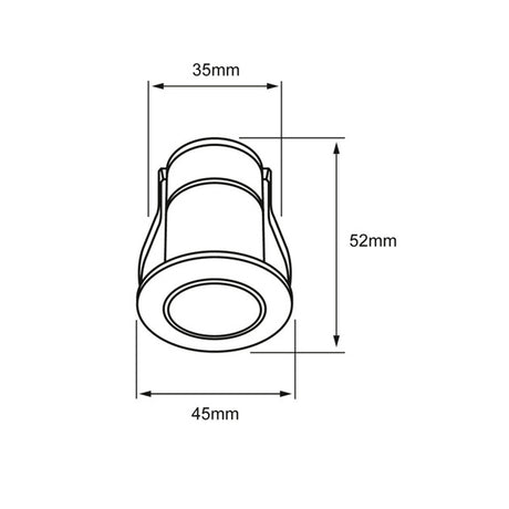 INT EMP LED 1W100-240V65LMIP6203000K B FORAMEN II TECNOLITE