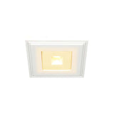 LAMPARA EMPOTRAR YESO 1W. SIN MARCO LUZ SUAVE CALIDA LED INTEGRADO CERVANTES I ***TECNOLITE HAE***