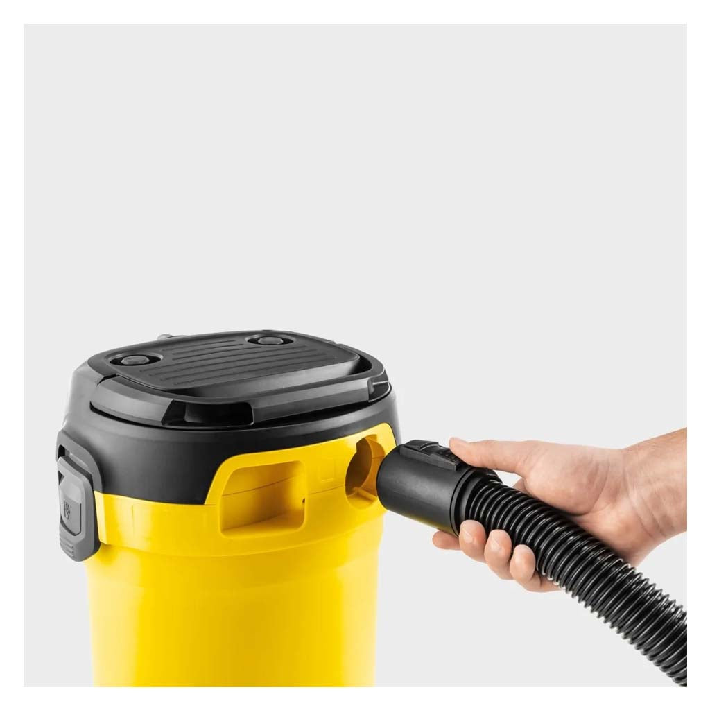 ASPIRADORA P/SUCIEDAD SOLIDA Y LIQUIDA KWD1V-12/2/18MX 1000W CAP 12L MANGUERA ASPIRACION 1.8M FILTRO ESPUMA BOLSA FILRO PAPEL