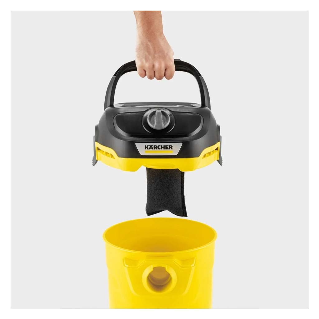 ASPIRADORA P/SUCIEDAD SOLIDA Y LIQUIDA KWD1V-12/2/18MX 1000W CAP 12L MANGUERA ASPIRACION 1.8M FILTRO ESPUMA BOLSA FILRO PAPEL
