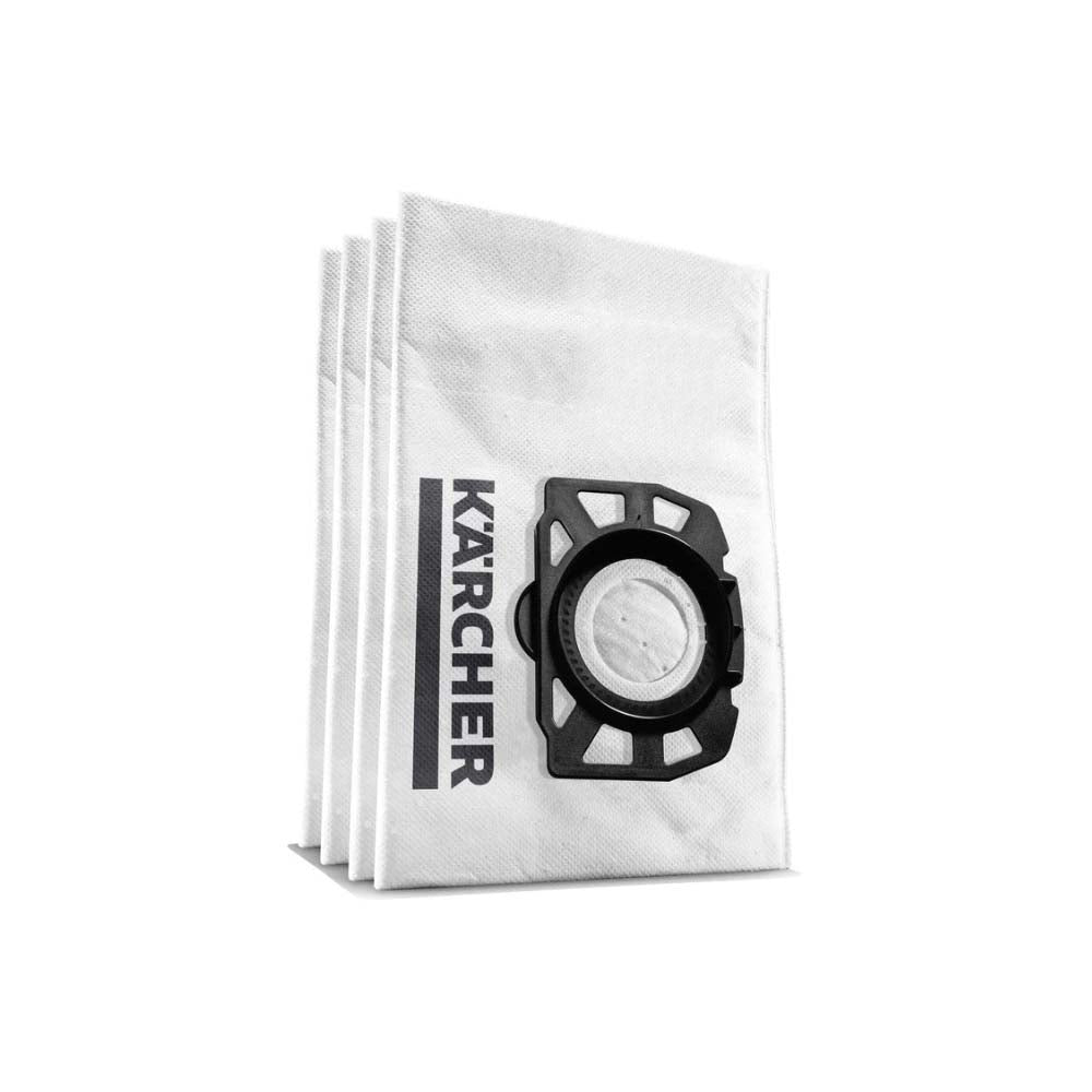 BOLSAS DE FIELTRO PARA ASPIRADORAS WD KARCHER 4 PZAS ***COMPATIBLE WD2 Y WD3***