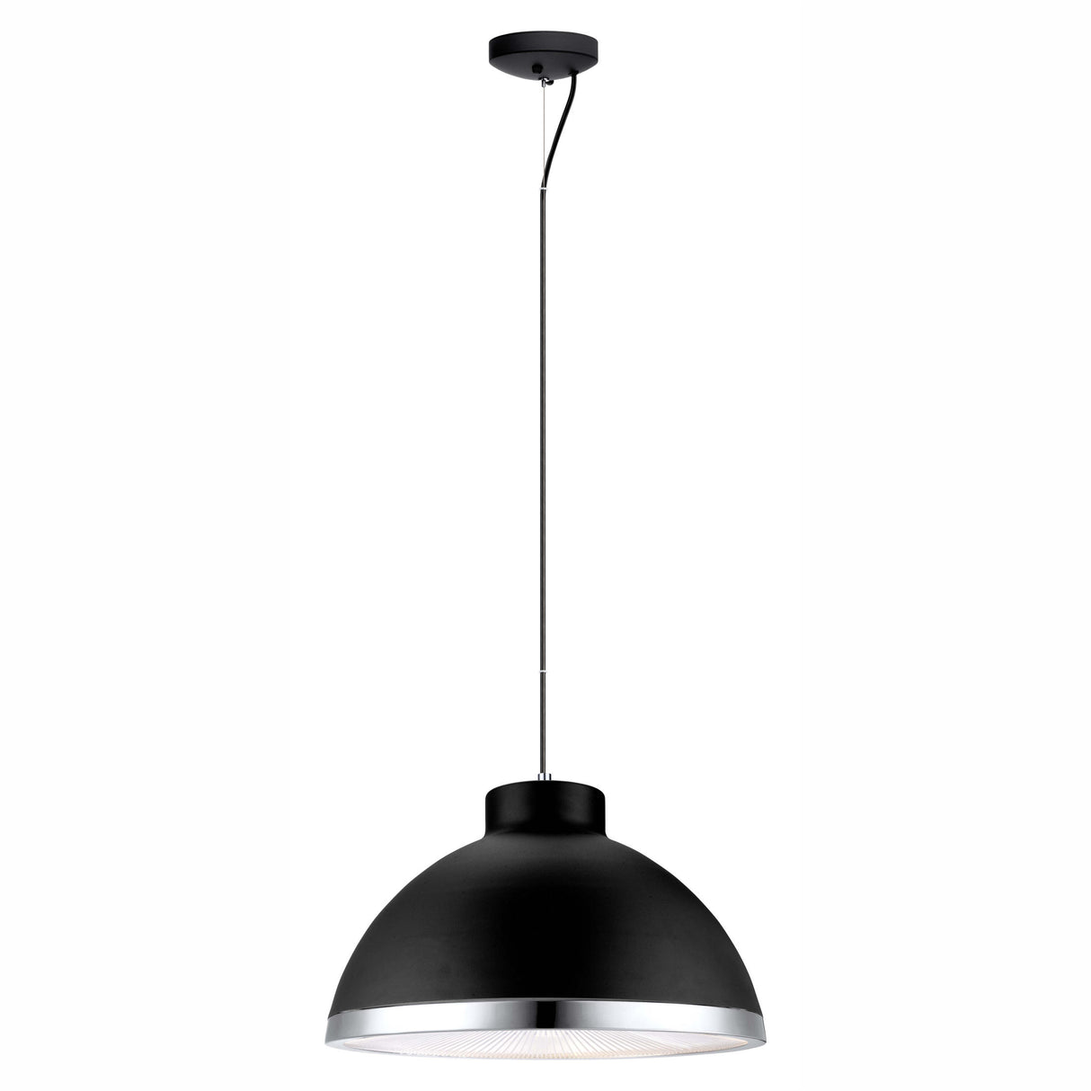 LUMINARIO COLGANTE DOBLE COLOR NEGRO E26W S/FOCO MCA EGLO *** HA. LUMI ***