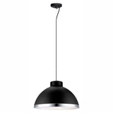 LUMINARIO COLGANTE DOBLE COLOR NEGRO E26W S/FOCO MCA EGLO *** HA. LUMI ***