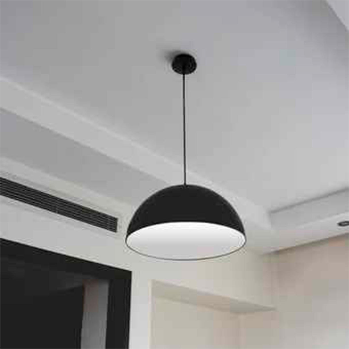 LUMINARIO COLGANTE DOBLE COLOR NEGRO E26W S/FOCO MCA EGLO *** HA. LUMI ***