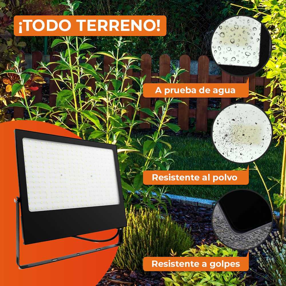 REFLECTOR EXT LED 200W 100-240V 18000LM 3000K NGR