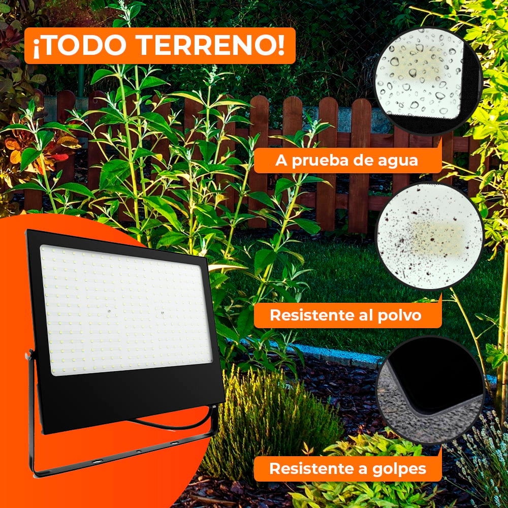 REFLECTOR EXT LED 200W 100-240V 18000LM 6500K NGR