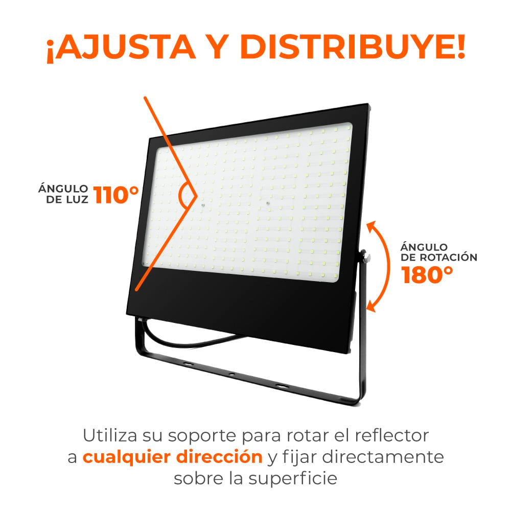 REFLECTOR EXT LED 200W 100-240V 18000LM 6500K NGR