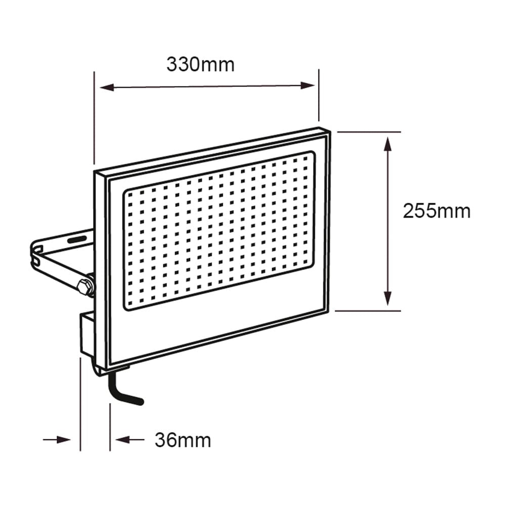 REFLECTOR EXT LED 200W 100-240V 18000LM 6500K NGR