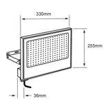 REFLECTOR EXT LED 200W 100-240V 18000LM 6500K NGR