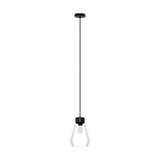 LUM COLGANTE NEGRO PANTALLA CRISTAL MONTEY E26 1X60W (NO INLUIDA) 120V EGLO *** HA. LUMI ***