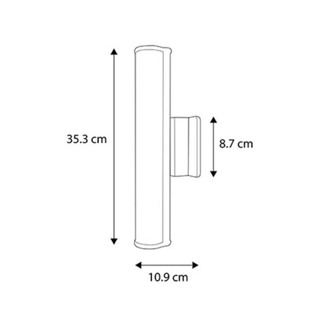 LUMINARIO DE MURO EGLO MIERE DE 8W NIQUEL SATINADO Y CRISTAL BLANCO *** HA. LUMI ***