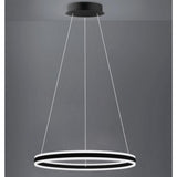 LUMINARIO COLG. LED 76W. 1 LUZ ACERO NEGRO PLAST. SATIN LED INT. TONARELLA *** REQUIERE DIMMER *** EGLO *** HA. LUMI ***