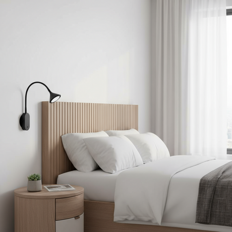 LUZ DE PARED ORMOND NEGRO LED 5.2W 3000K IP20 EGLO ***HAE 2024***